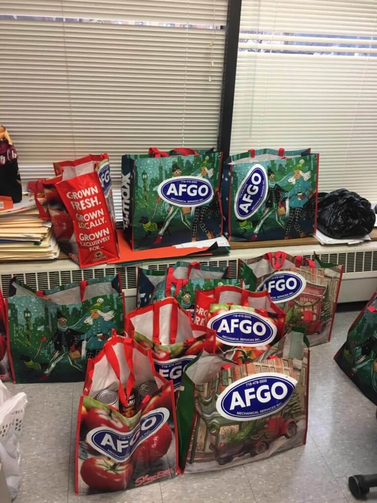 AFGO Helps Disadvantaged Families on Thanksgiving